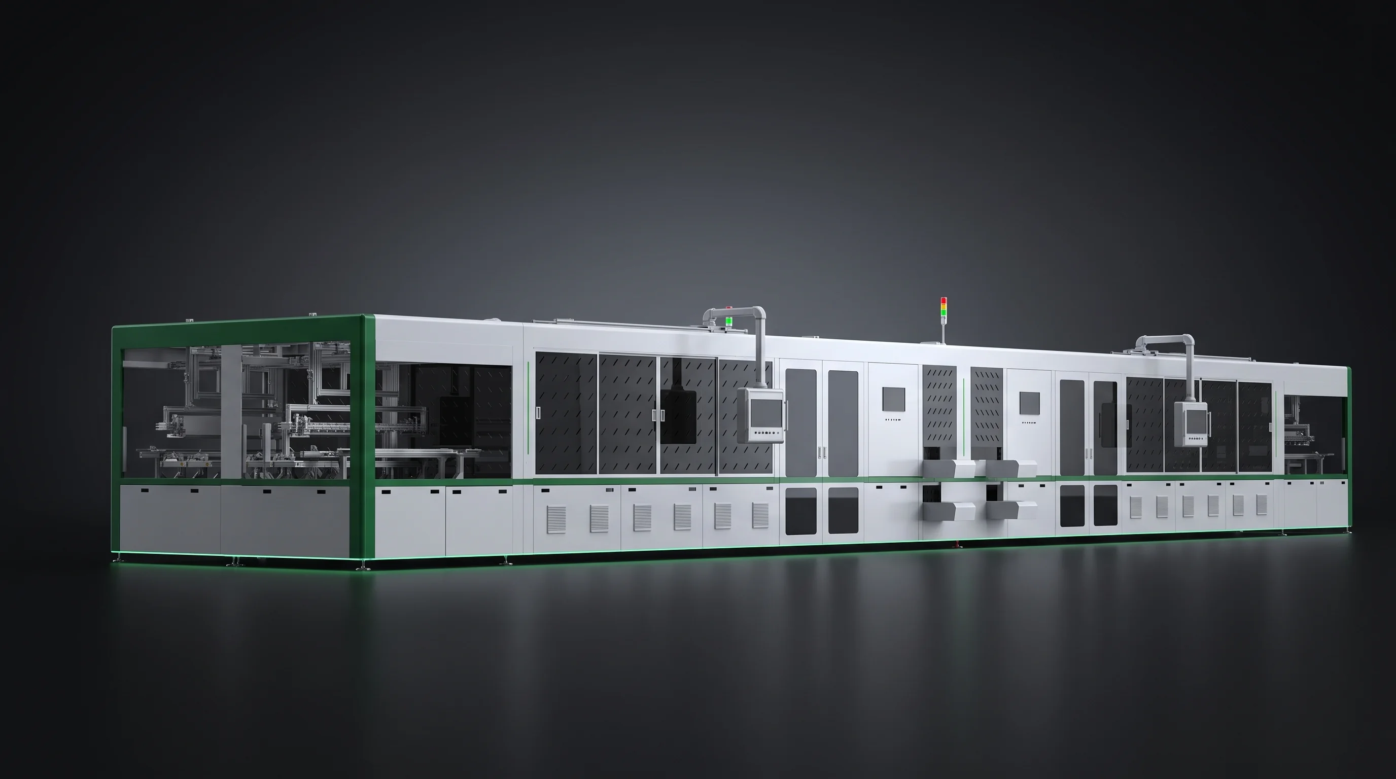 SML-I150 combined scribing and stringing machine